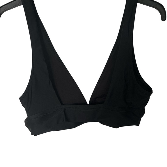 Aerie Black Deep V Bikini Top - Picture 3 of 4